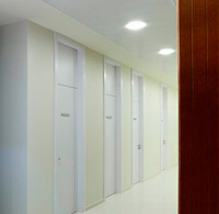Doors. Institute of Oncology and Nuclear Medicine (IMOMA). Oviedo.